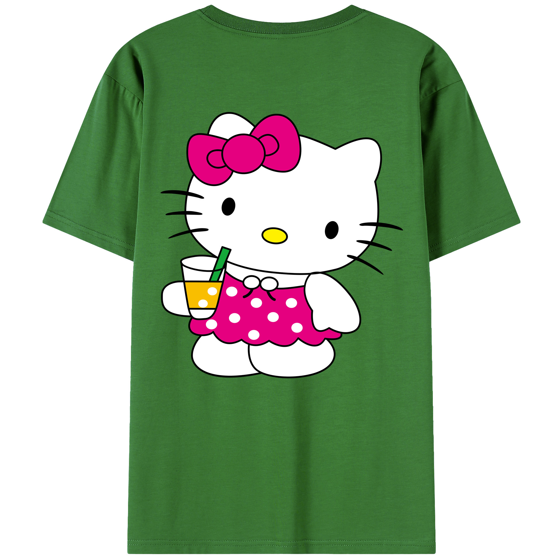 （画像用） Hello Kitty ハローキティ レディース半袖Tシャツ(バックプリント)